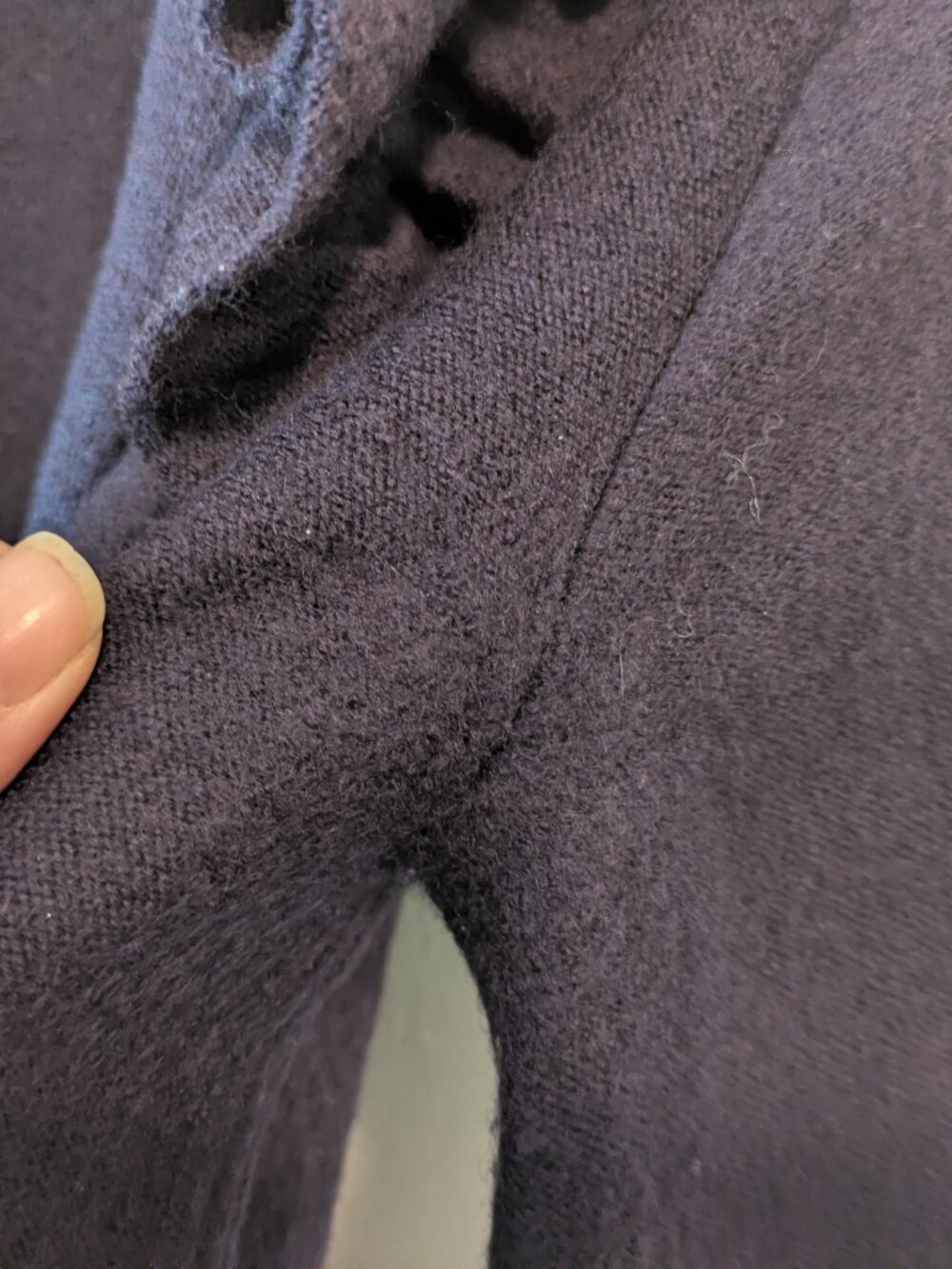 Anthropologie Charlie & Robin Dark Purple Wrapped in Ruffles Cardigan - Picture 11 of 16